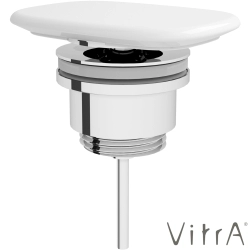 Vitra - Vitra Metropole Dikdörtgen Seramik Lavabo Süzgeci, Parlak Beyaz, VitraClean