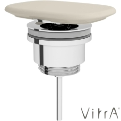 Vitra - Vitra Metropole Dikdörtgen Seramik Lavabo Süzgeci (Bas-Aç), Mat Kum Beji