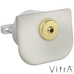 Vitra - Vitra Plural Rim-ex Klozet Rozeti (Altın Taharet Setli, Mat Bej)