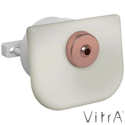 Vitra - Vitra Plural Rim-ex Klozet Rozeti (Bakır Taharet Setli, Mat Bej)