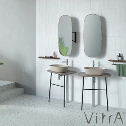 Vitra - Vitra Plural Döner Ayna, Amerikan Ceviz, 35 cm