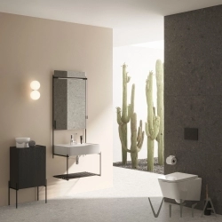 Vitra - Vitra Equal Lavabo Ünitesi Raflı, 60 cm