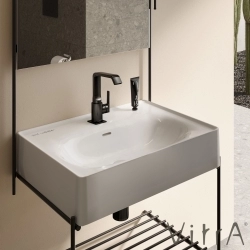 Vitra - Vitra Equal Lavabo Ünitesi Raflı, 60 cm