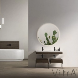 Vitra - Vitra Equal Lavabo Ünitesi Çift Gözlü Lavabolu, 130 cm, Karaağaç