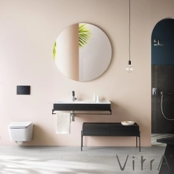 Vitra - Vitra Equal Alt Modül, 80 cm, Hareli Siyah Meşe