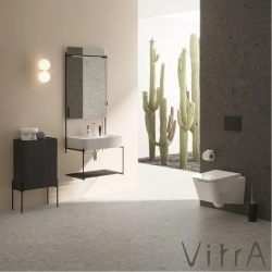 Vitra - Vitra Equal Orta Ünite, 45 cm, Hareli Siyah Meşe (Sol)