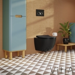 Vitra - Vitra Sento Ayaksız Boy Dolabı, Sol, Mat Fiyord Yeşili