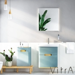 Vitra - Vitra Sento Ayaksız Orta Ünite, Sol, Mat Fiyord Yeşili
