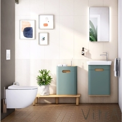 Vitra - Vitra Sento Ayaksız Orta Ünite, Sağ, Mat Fiyord Yeşili