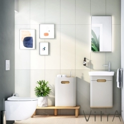 Vitra - Vitra Sento Ayaksız Orta Ünite, Sağ, Mat Açık Gri