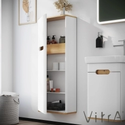 Vitra - Vitra Sento Dar Boy Dolabı, Sol, Mat Beyaz