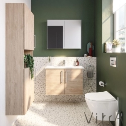 Vitra - Vitra Root Flat Dar-Kısa Boy Dolabı, 55 cm, Doğal Meşe