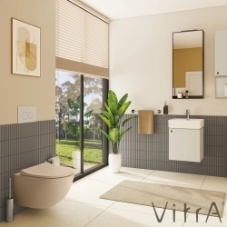 Vitra - Vitra ArchiPlan Raflı Ayna, 45 cm, Siyah