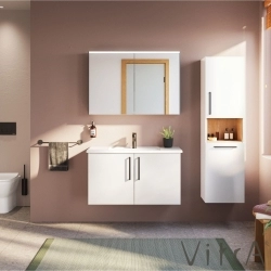 Vitra - Vitra Core Dolaplı Üstten Aydınlatmalı Ayna, 100 cm