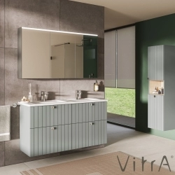 Vitra - Vitra Core Dolaplı Üstten Aydınlatmalı Ayna, 120 cm