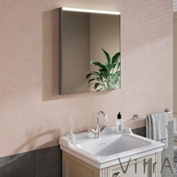 Vitra - Vitra Prime Aydınlatmalı ve Buğu Önleyici Ayna, 60 cm