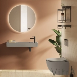 Vitra - Vitra Prime Aydınlatmalı ve Sensörlü Yuvarlak Ayna, 80 cm