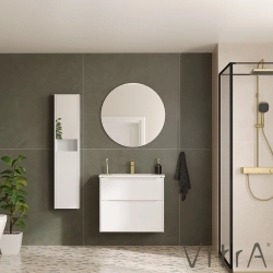 Vitra - Vitra Prime Aydınlatmalı ve Sensörlü Yuvarlak Ayna, 80 cm