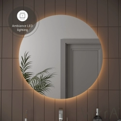 Vitra - Vitra Prime Aydınlatmalı ve Sensörlü Yuvarlak Ayna, 80 cm