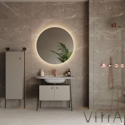 Vitra - Vitra Prime Aydınlatmalı ve Sensörlü Yuvarlak Ayna, 100 cm