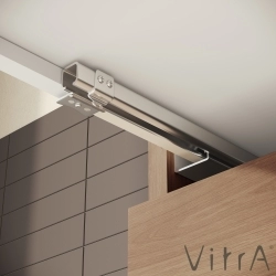 Vitra - Vitra Mia Demonte Set, 80 cm, Çekmeceli, (Lavabo Dolabı, Aydınlatmalı Ayna), Altın Meşe