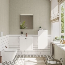 Vitra - Vitra Root Classic Alt Ünite, 40 cm, Mat Beyaz (Sağ)