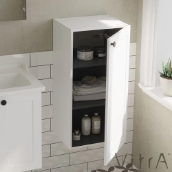Vitra - Vitra Root Classic Alt Ünite, 40 cm, Mat Beyaz (Sağ)