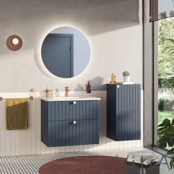 Vitra - Vitra Root Groove Alt Ünite, 40 cm, Mat Lacivert (Sağ)