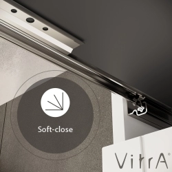 Vitra - Vitra Root Groove Çift Çekmeceli Lavabo Dolabı, 60 cm, Mat Beyaz (Köşeli Lavabo Dahil)