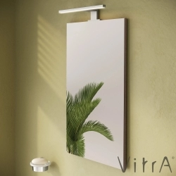 Vitra - Vitra Mia Demonte Set, 40 cm, Kapaklı, (Lavabo Dolabı, Aydınlatmalı Ayna), Cordoba