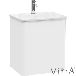 Vitra - Vitra Integra Round Kapaklı Lavabo Dolabı, Ayaksız, 60 cm, Mat Beyaz - 69844