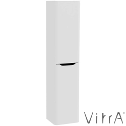 Vitra - Vitra Integra Round Çift Kapaklı Boy Dolabı, Mat Açık Gri (Sol)