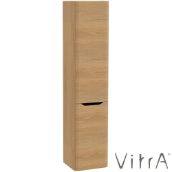 Vitra - Vitra Integra Round Çift Kapaklı Çamaşır Sepetli Boy Dolabı, Altın Meşe (Sol)