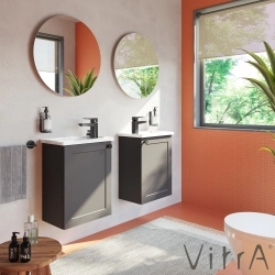 Vitra - Vitra Integra Dar Etajerli Lavabo, 45x28 cm