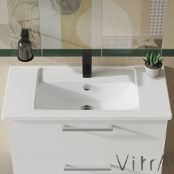Vitra - Vitra İntegra Dar Etajerli Lavabo, 80x38 cm