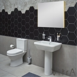 Vitra - Vitra Integra Rim-ex Arkası Açık Kanalsız Klozet, 62 cm