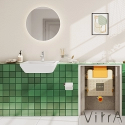 Vitra - Vitra Integra Yarım Tezgah Lavabo, 55 cm