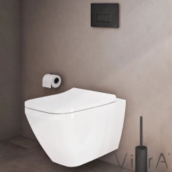 Vitra - Vitra Integra Square Rim-ex Kanalsız Asma Klozet, Gizli Montaj