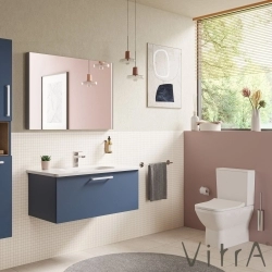 Vitra - Vitra Integra Square Rim-ex Kanalsız Duvara Tam Dayalı Klozet