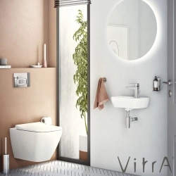 Vitra - Vitra Integra Dar Lavabo, Soldan Armatür Delikli, 37 cm