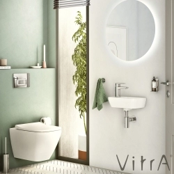 Vitra - Vitra Integra Dar Lavabo, Sağdan Armatür Delikli, 37 cm
