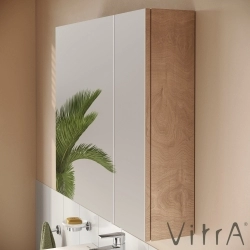 Vitra - Vitra Step Lavabo Dolabı Demonte Set, 85 cm, Altın Meşe (Lavabo Dolabı, Dolaplı Ayna)