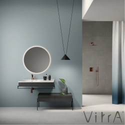 Vitra - Vitra Equal Asimetrik Etajerli Lavabo, 100 cm