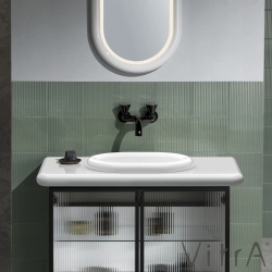 Vitra - Vitra Liquid Oval Tezgah Üstü Lavabo, 53 cm
