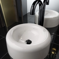 Vitra - Vitra Liquid Tezgah Üstü Lavabo, 40 cm