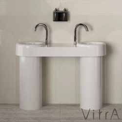 Vitra - Vitra Liquid Çift Gözlü Lavabo, 110 cm