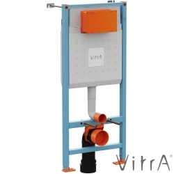 VitrA - VitrA Gömme Rezervuar Duvar Önü Alçıpan Uygulamalı Set, İnce, 3/6 Litre, 12 cm