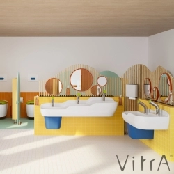 Vitra - Vitra Sento Üçlü (Üç Kademeli) Çocuk Lavabosu, 125 cm