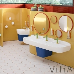 Vitra - Vitra Sento Üçlü Çocuk Lavabosu, 125 cm