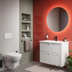 Vitra - Vitra Root Round Kumanda Paneli, Parlak Beyaz